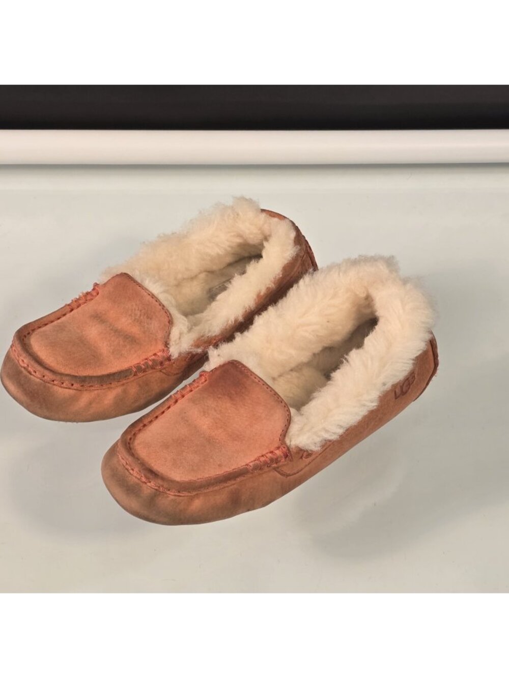 UGG Women's Ansley Suede Moccasin Slippers In Pink Size US 5 - 6